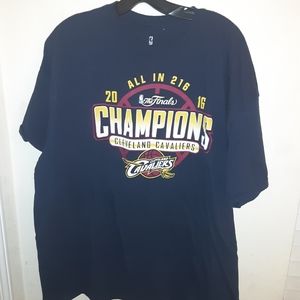 Cleveland Cavaliers 2016 NBA Champions Shirt Rare SZ:XXL LeBron James 3rd Ring .